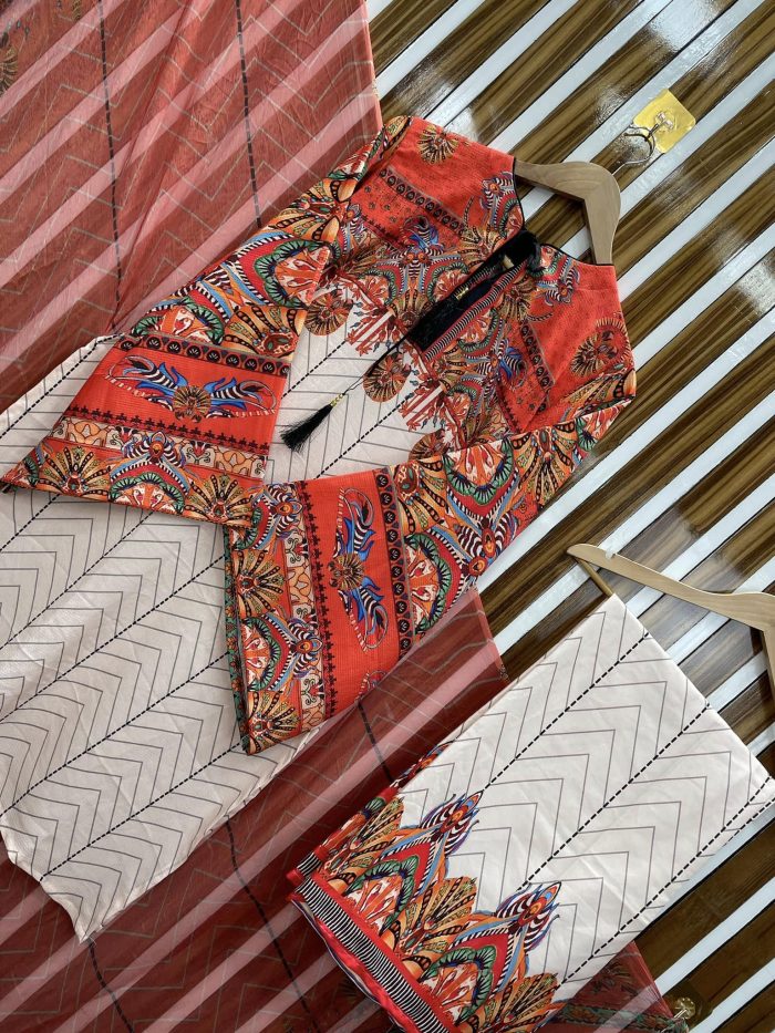 Pakistani Inpired Disgital print 3 piece - Image 5