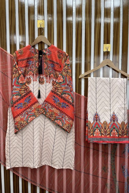 Pakistani Inpired Disgital print 3 piece