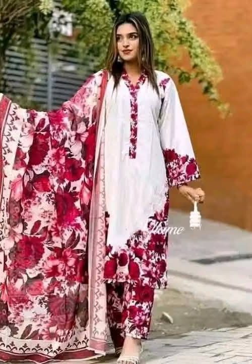 Floral Pakistani inspired 3pcs