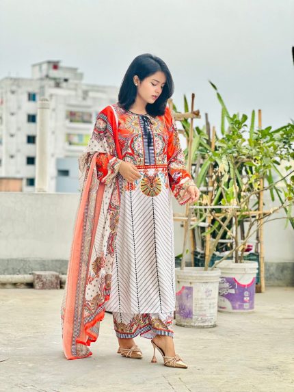 Pakistani Inpired Disgital print 3 piece