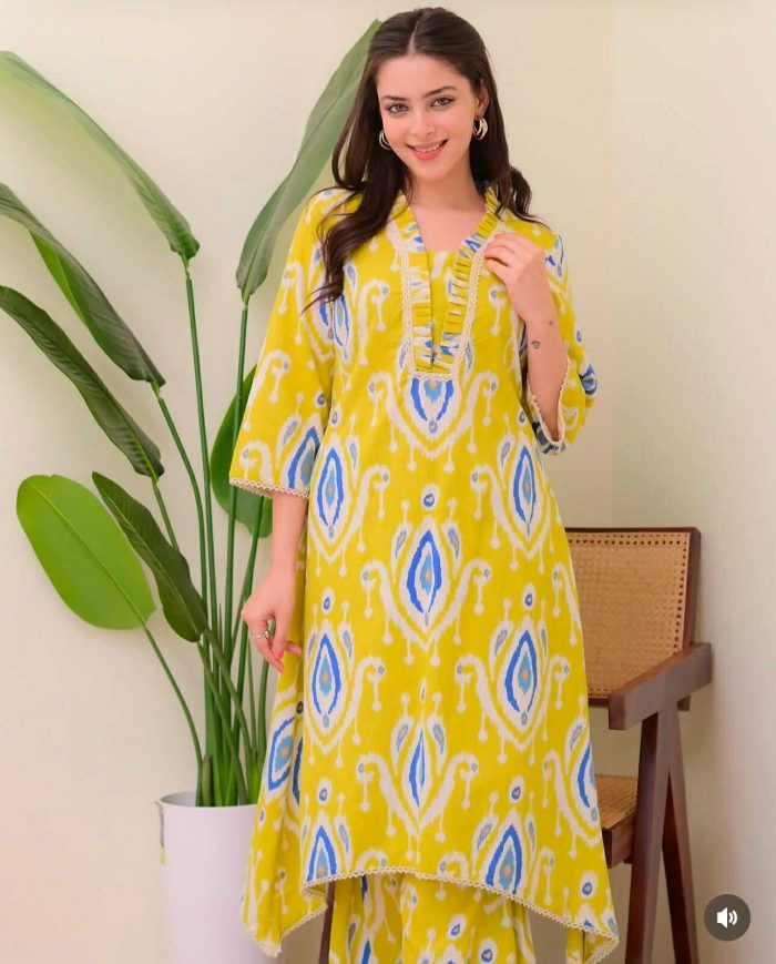 Rayon Wood With Print Salwar Suit - Image 2