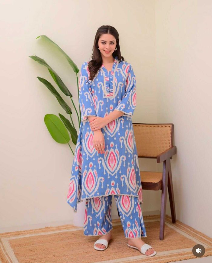 Rayon Wood With Print Salwar Suit - Image 6
