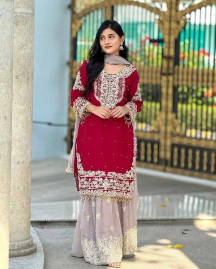Luxury Party Wear Chiffon Georgette