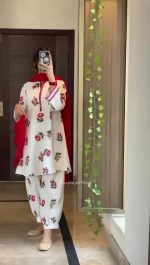 Digital Motif Printed with Neck and Sleeves