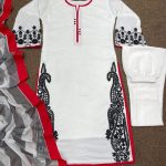 Cotton Embroidery Readymade Kurtis Salwar Kameez For Women - Image 4