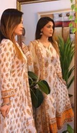 Cotton Gown Three Piece - Image 10