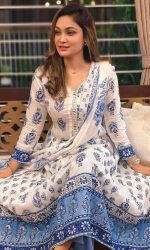 Cotton Gown Three Piece - Image 3