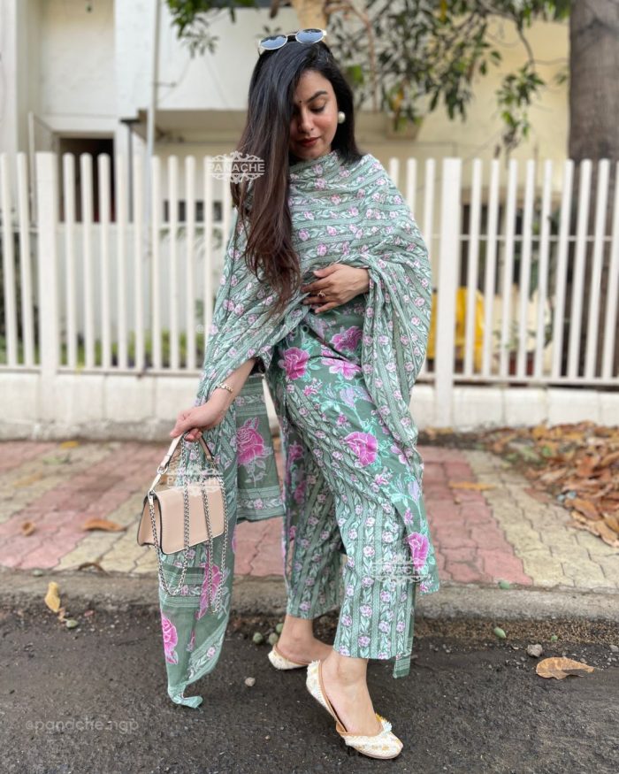 Daily wear mul sets 3 Piece - Image 3