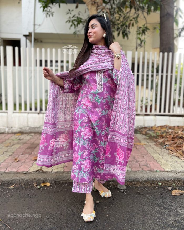 Daily wear mul sets 3 Piece - Image 9