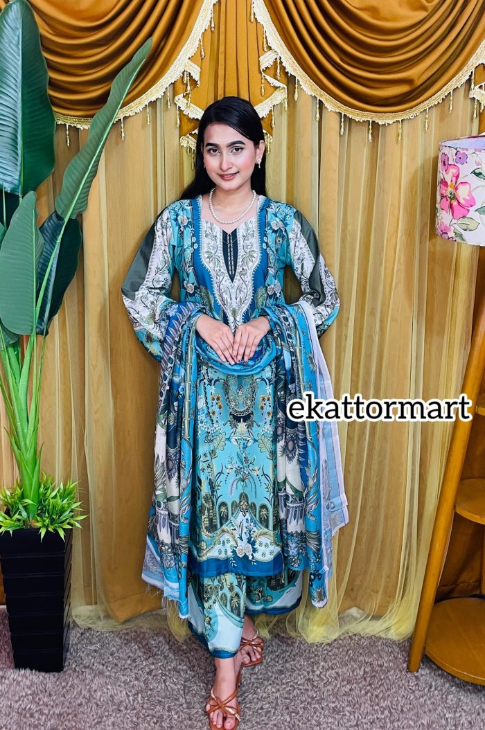 PEST LUXURY PAKISTANI INSPIRED 3 PIECE - Image 2