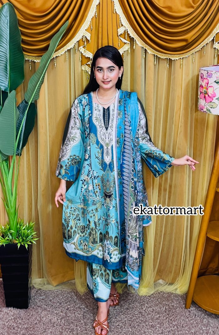 PEST LUXURY PAKISTANI INSPIRED 3 PIECE - Image 7