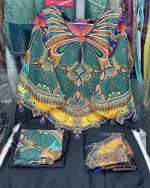 Black Butterfly Pakistani inspired 3pcs