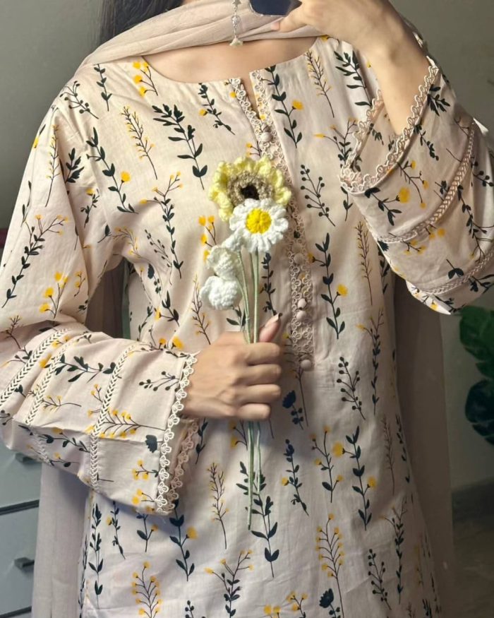 BEAUTIFUL COTTON 3 Piece - Printed - Image 2
