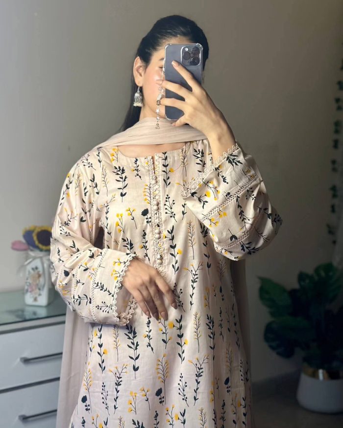 BEAUTIFUL COTTON 3 Piece - Printed - Image 3