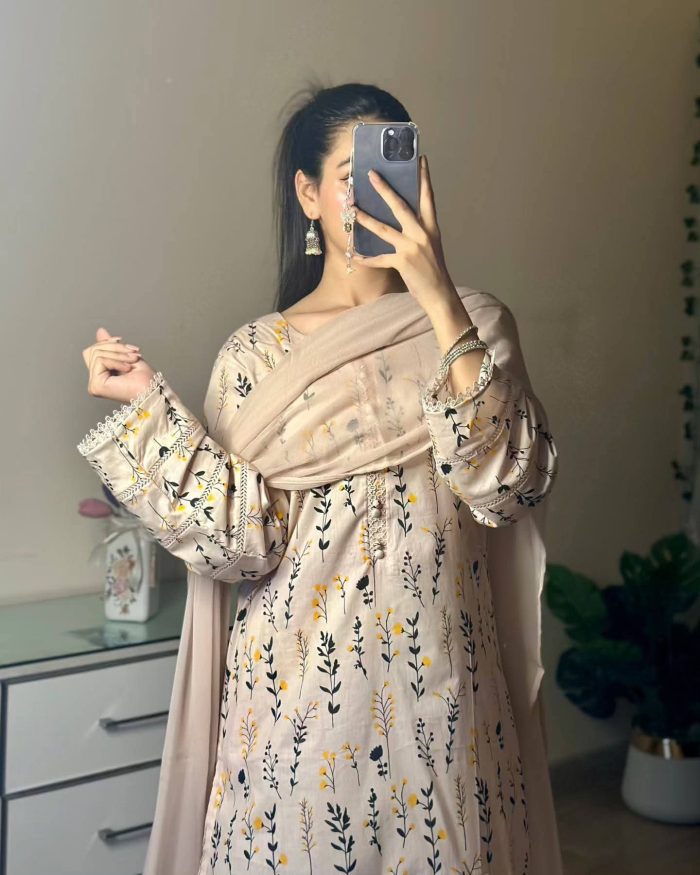 BEAUTIFUL COTTON 3 Piece - Printed - Image 4