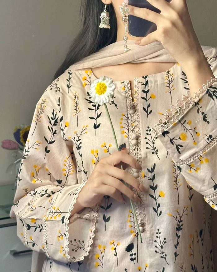 BEAUTIFUL COTTON 3 Piece - Printed - Image 10