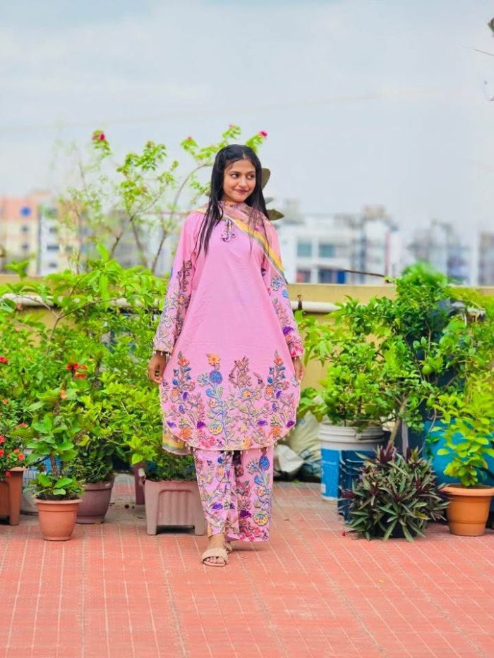 LUXURY PAKISTANI INSPIRED 3 PIECE - Image 7