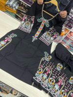 Zooj Nastaran Embroidered 2PC Dhanak Suit - Image 3