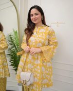 Lemon Yellow Ikat Co-ord Set - Image 5