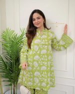 Lemon Yellow Ikat Co-ord Set - Image 6
