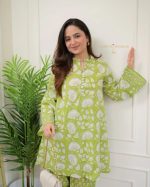 Lemon Yellow Ikat Co-ord Set - Image 9