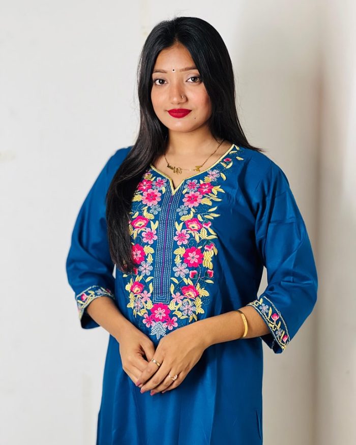 Cotton Embroidery 3 Piece - Image 8