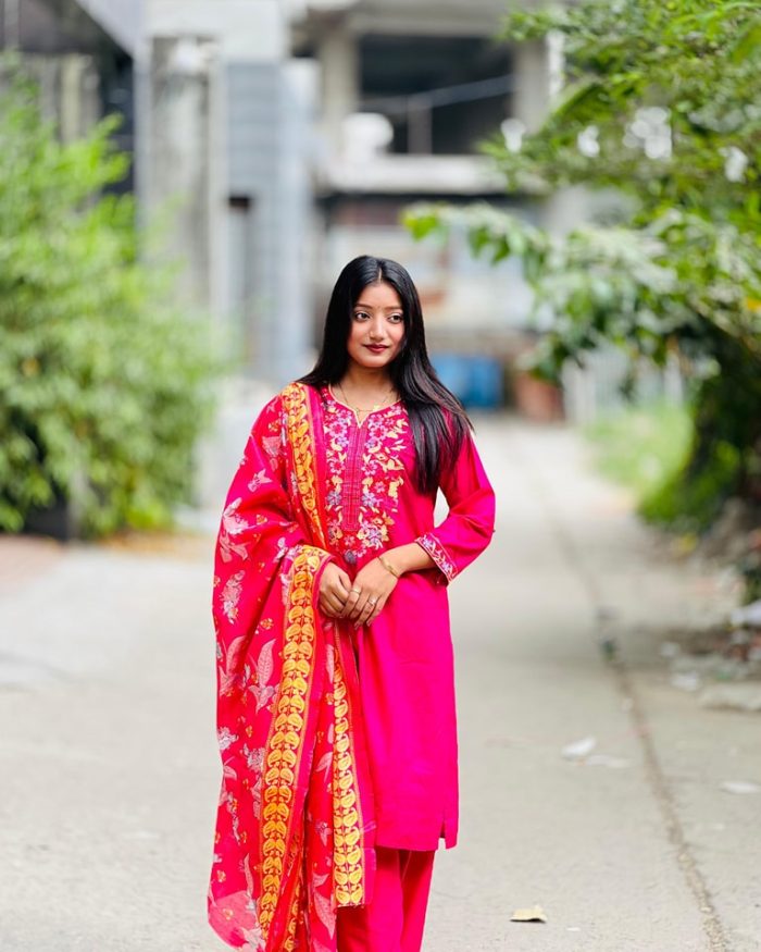 Cotton Embroidery 3 Piece - Image 12