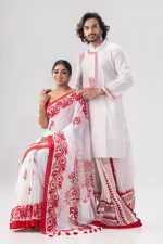 Exclusive Puja Special Sharee and Panjabi Couple Set