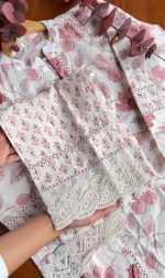 "Nazakat" - Pure Cotton Pakistani Inspired Suit Set - Image 3
