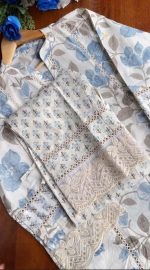 "Nazakat" - Pure Cotton Pakistani Inspired Suit Set - Image 4