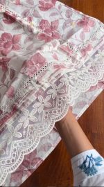 "Nazakat" - Pure Cotton Pakistani Inspired Suit Set - Image 13