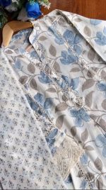 "Nazakat" - Pure Cotton Pakistani Inspired Suit Set - Image 17
