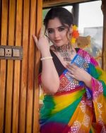 Half Silk Rongdonu Saree - Image 7