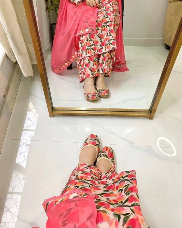 Color Phool - Vibrant Cotton Kurti Set (only 3 piece) - Image 6
