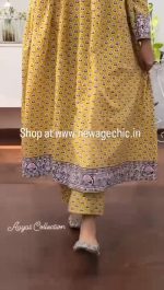 Yellow Pure Cotton 2 piece Cor-eds - Image 4