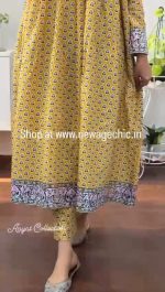 Yellow Pure Cotton 2 piece Cor-eds - Image 6