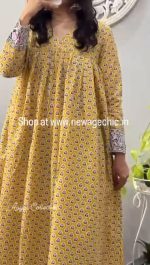 Yellow Pure Cotton 2 piece Cor-eds - Image 7